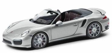 WAP0205600E Porsche 911 (991) Turbo Cabriolet 2013 silver 1:43